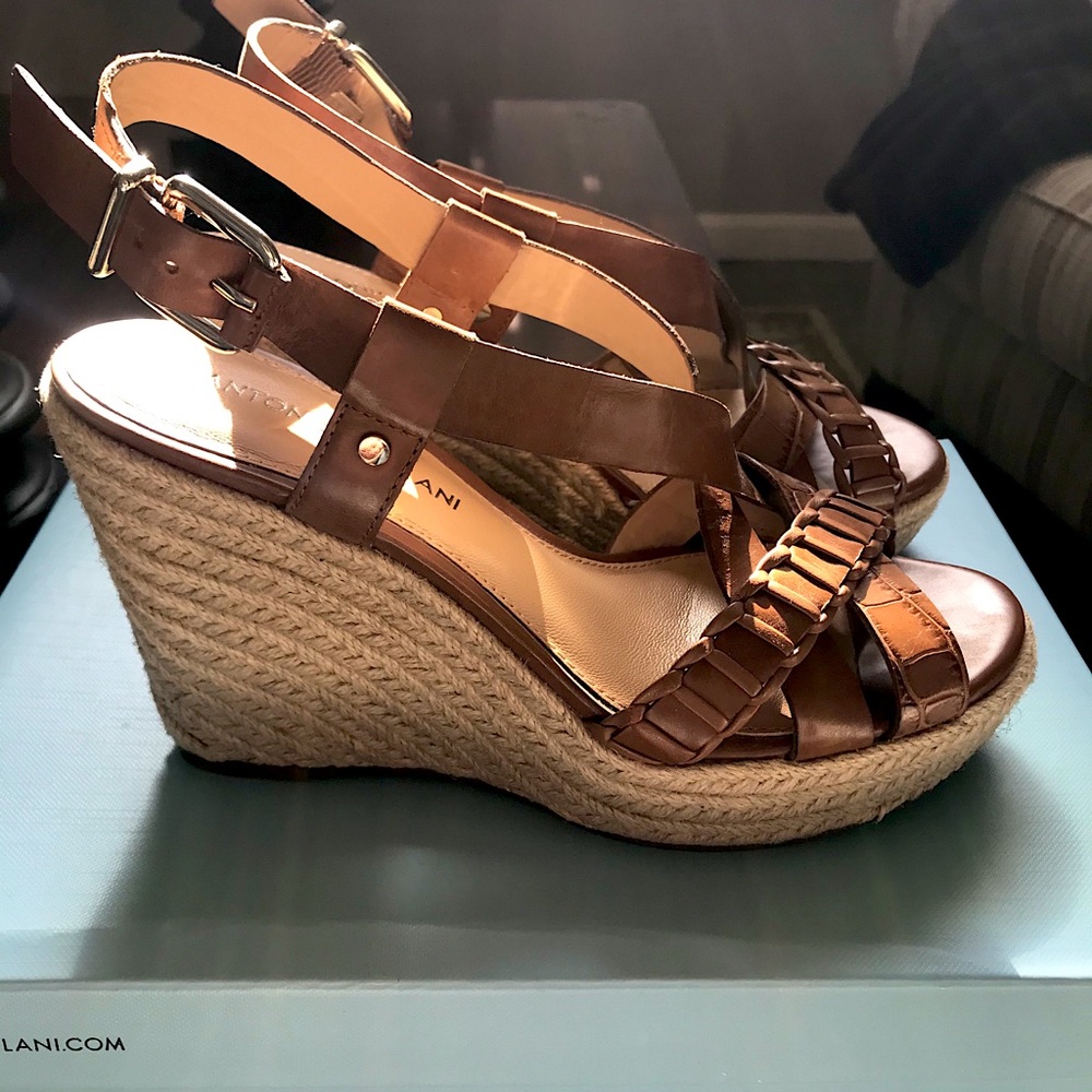 Brown Wedge Sandals